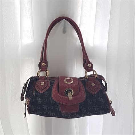 vintage guess baguette bag